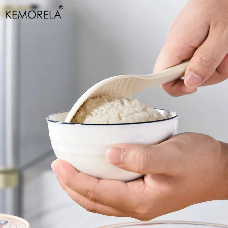 KEMORELA Non-Stick Silicone Rice Spoon – Heat-Resistant 1/2 Pcs Silicone Kitchen Utensil Axl