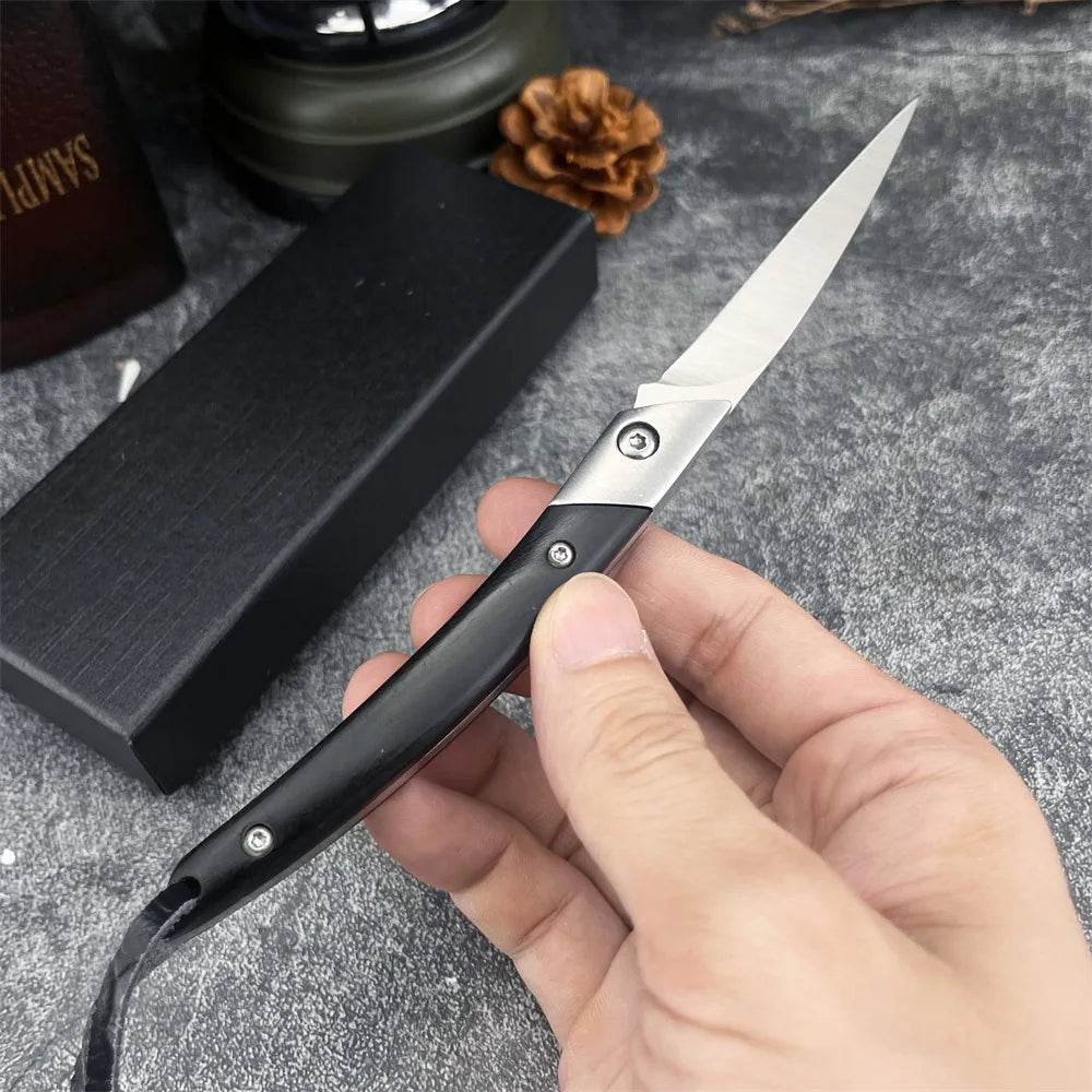 D2 Steel Mini Folding Knife – EDC Camping Pocket Knife Folding Pocket Knife Axl