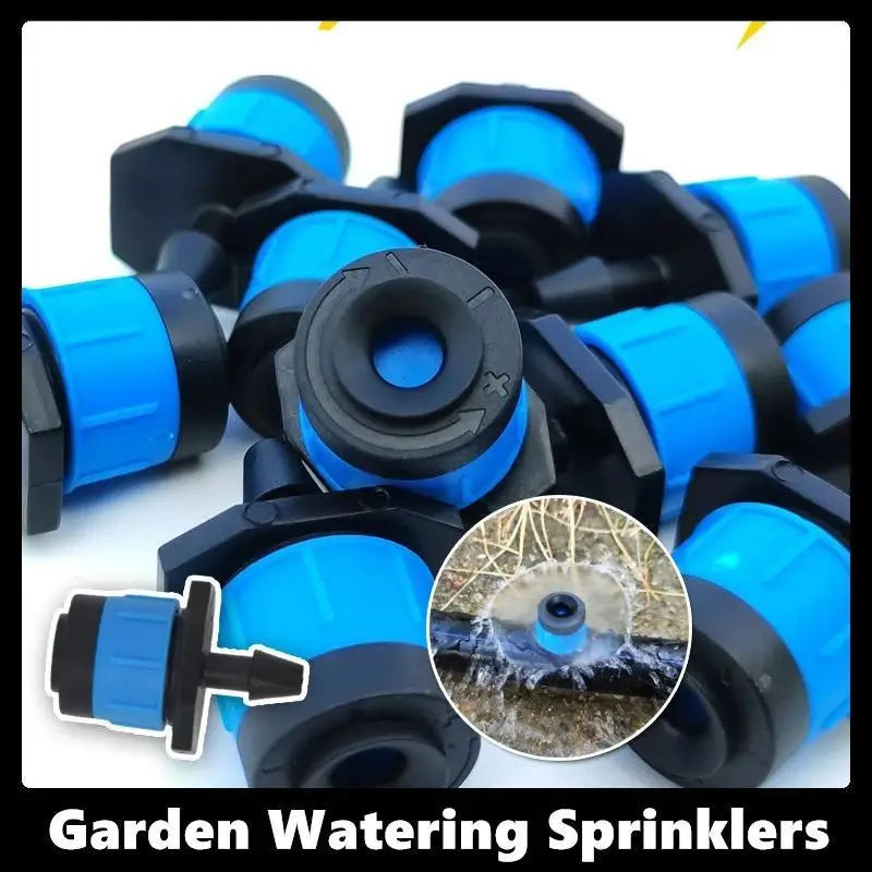 Adjustable Mushroom Dripper Sprinkler Nozzles – 50 or 100 Pack Drip Irrigation Nozzles Axl