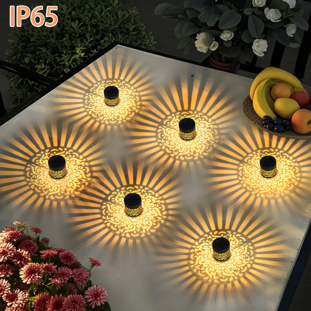 IP65 Solar LED Wall Light – Warm Outdoor Garden & Pathway Solar Wall Light Axl
