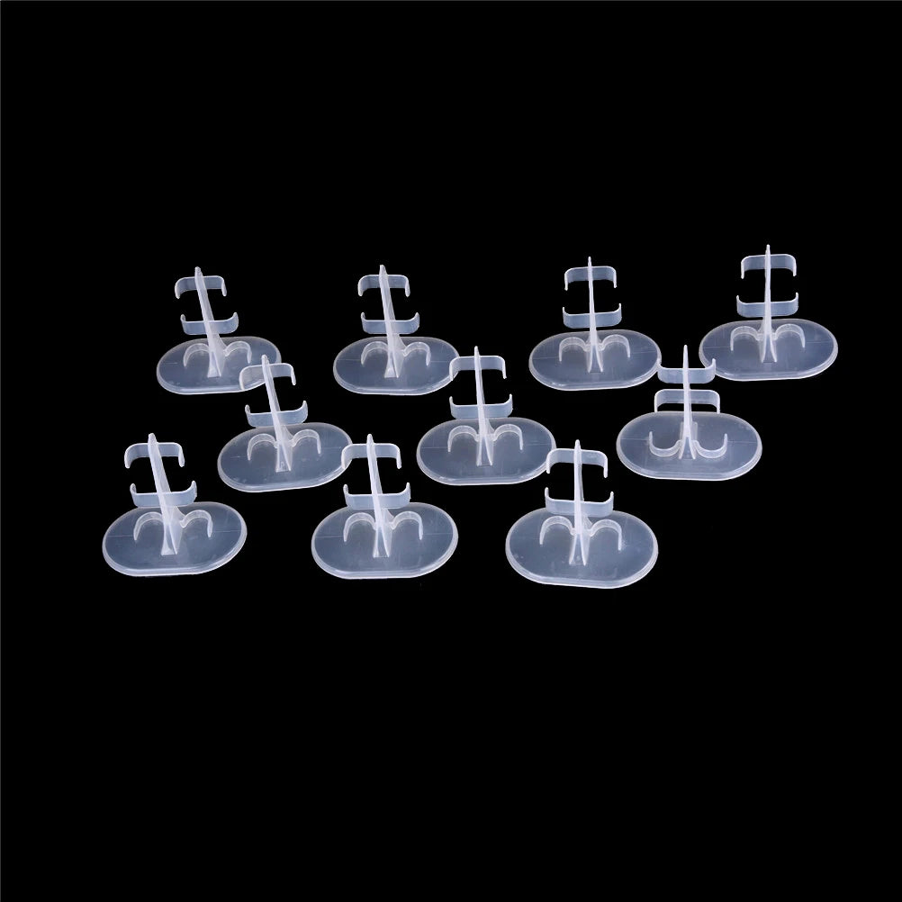10-Piece Clear Doll Stands – Leg Holders for 24–35cm Dolls Doll Display Stands Axl 10Pcs