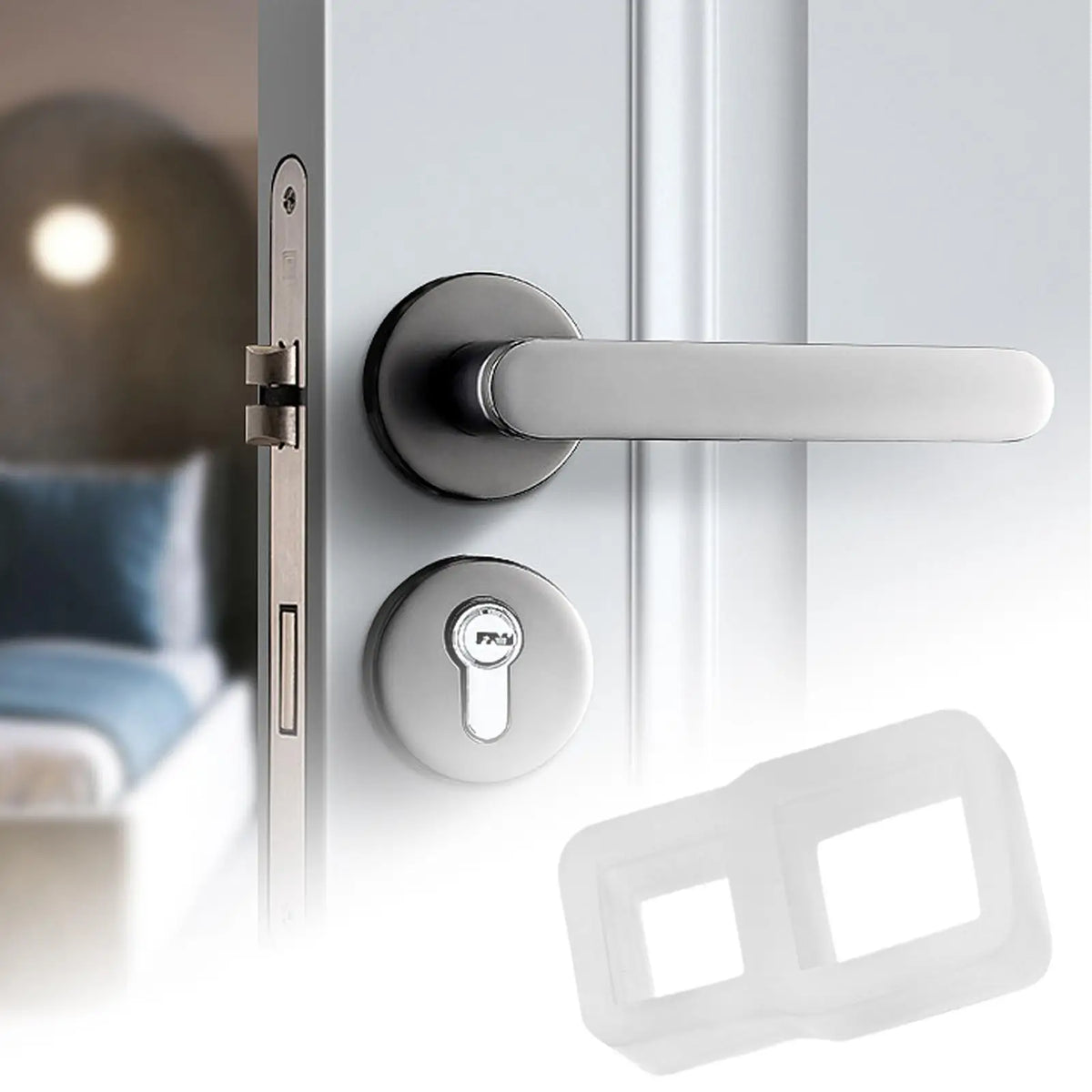 Silicone Door Knob Stopper – Wall Guard & Furniture Bumper Door Knob Stopper Axl