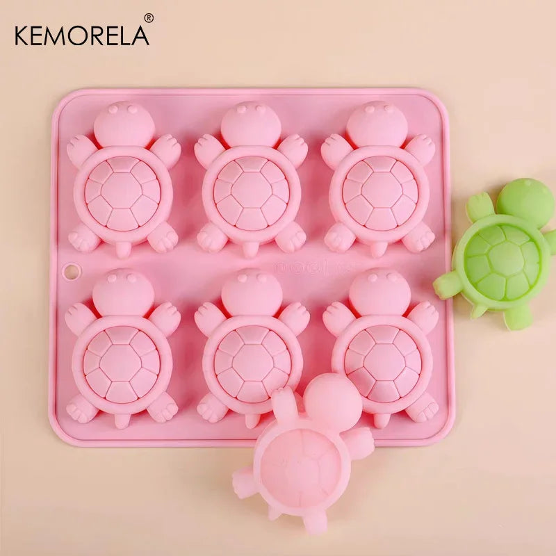Sea Animal Silicone Candy Molds 6-Cavity | Gummy & Chocolate Silicone Candy Mold Axl