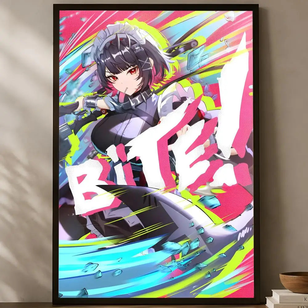 Zenless Zone Zero Self-Stick HD Wall Poster – Waterproof Wall Art Poster Axl
