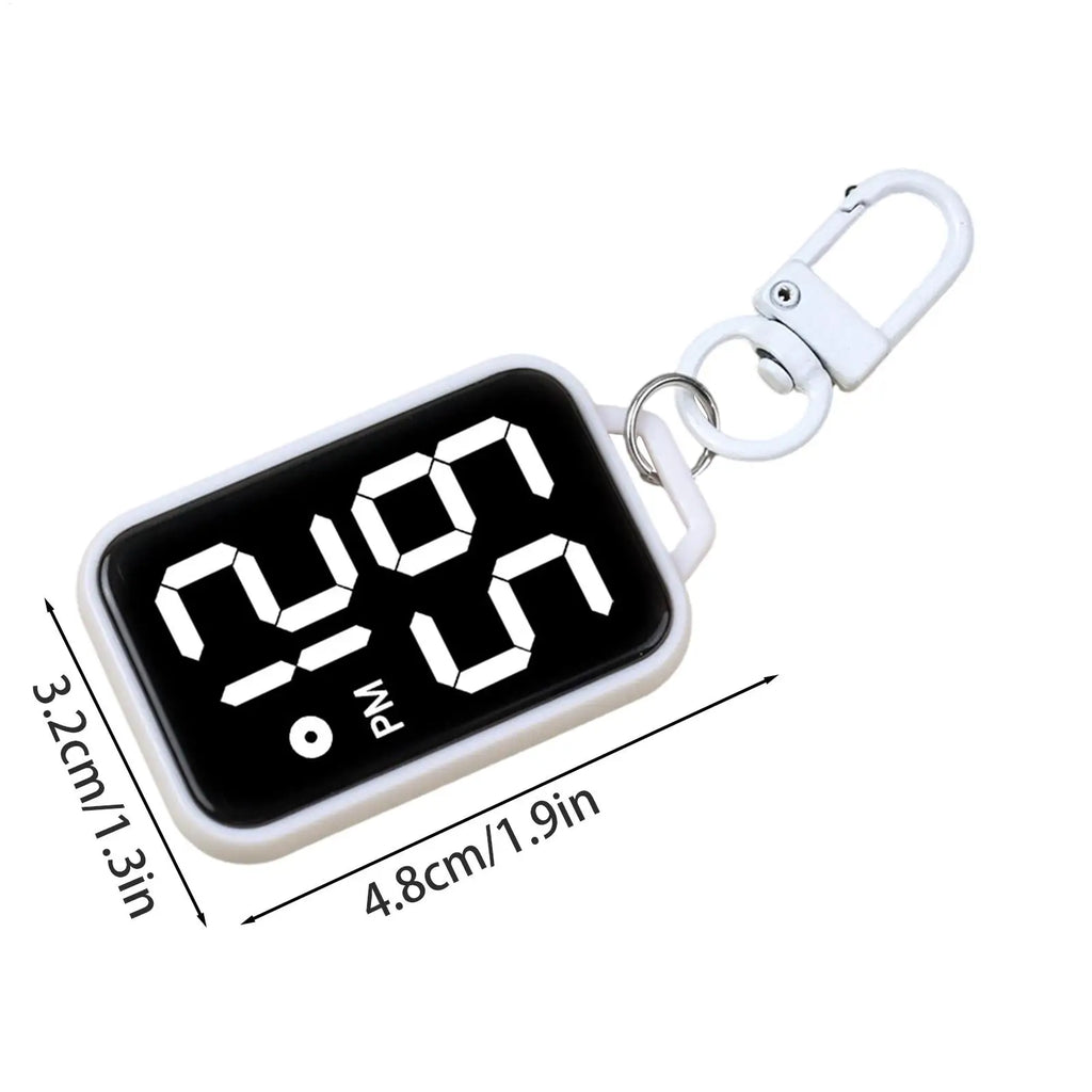 Digital Keychain Watch – Touch Screen Mini Timepiece for Bags Keychain Watch Axl