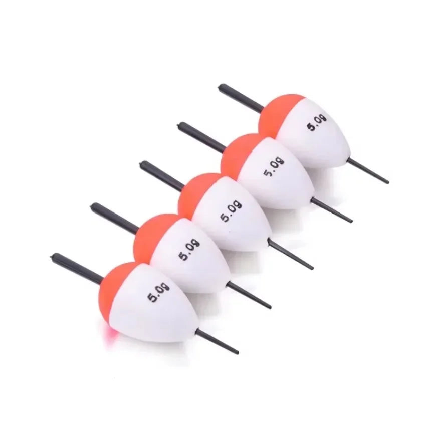 10-Pack Foam Fishing Floats 1g–10g | Long Casting Buoy Set Fishing Floats Axl