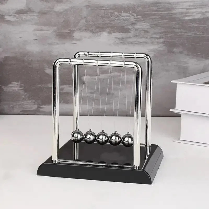 Newton's Cradle Steel Ball Pendulum – Physics Desk Toy & Decor Physics Desk Toy Axl