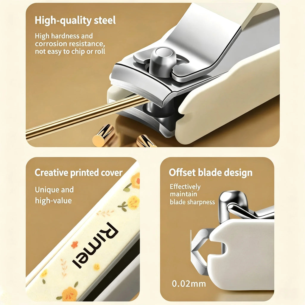 Anti-Splash Stainless Steel Nail Clippers | Manicure Tool Nail Clippers Axl
