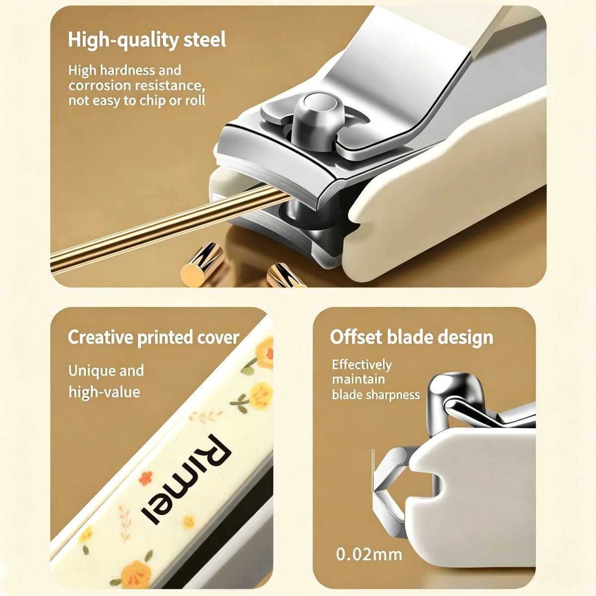 Anti-Splash Stainless Steel Nail Clippers | Manicure Tool Nail Clippers Axl