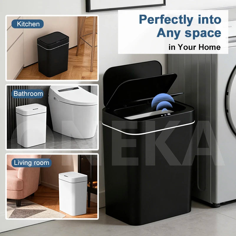 4.2 Gallon Touchless Sensor Trash Can – Kitchen & Bathroom Sensor Trash Can Axl