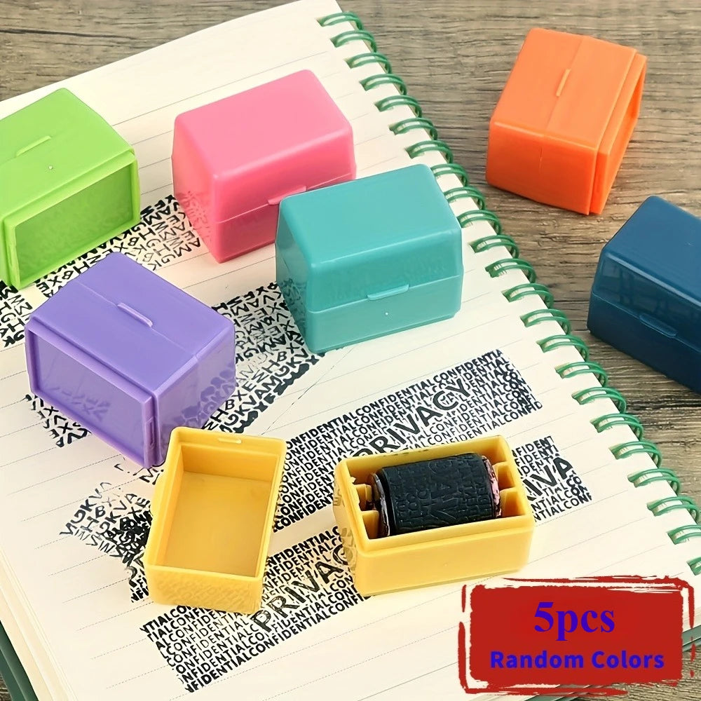 Quick-Dry Privacy Ink Roller – Document Security Marker Privacy Ink Roller Axl random color-5pcs
