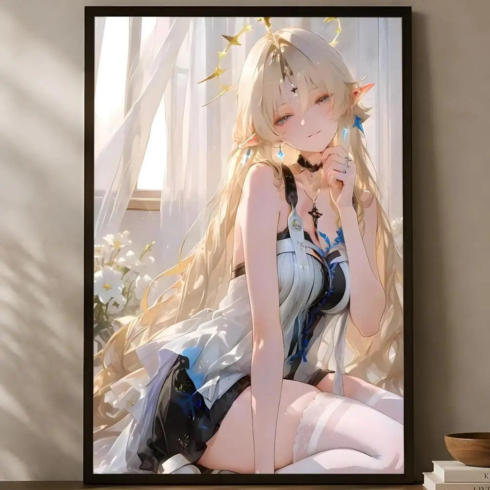 Wuthering Waves HD PVC Wall Poster – Self-Stick & Waterproof