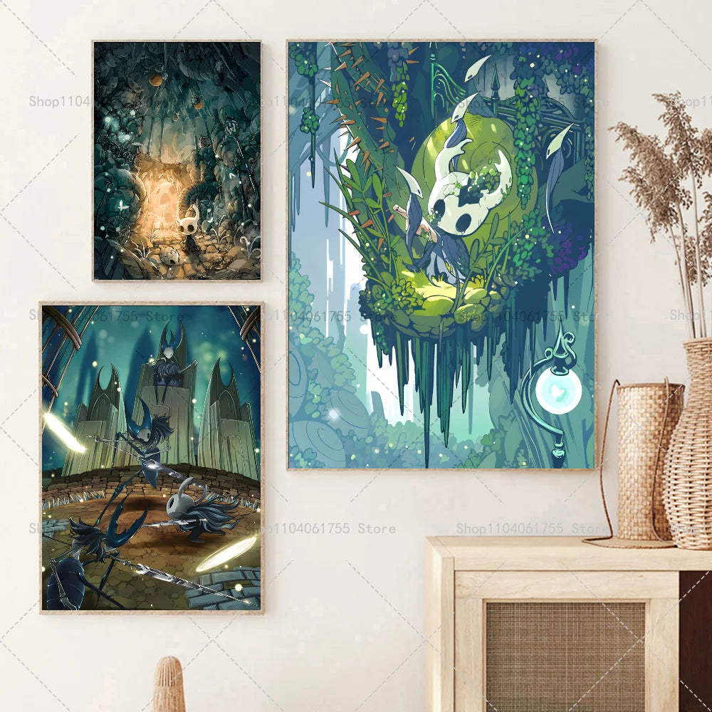 Knight Chess Wall Poster – Self-Adhesive Waterproof Art Sticker Wall Art Poster Axl