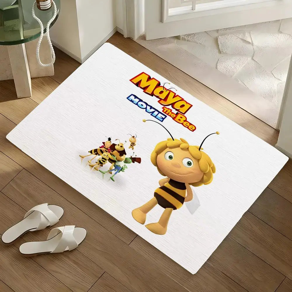 Cartoon Bee Diatomite Bath Mat – Quick Dry Anti-Slip Floor Mat Diatomite Bath Mat Axl