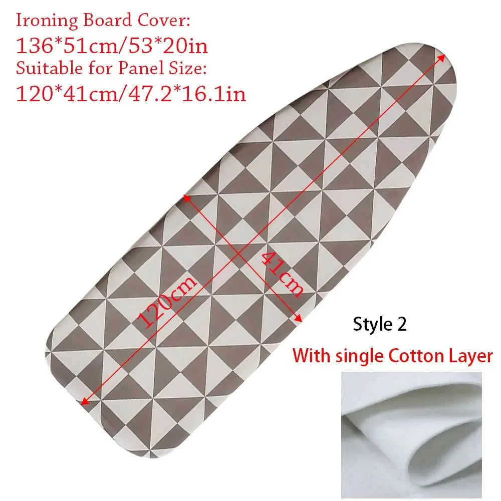Padded Ironing Board Cover – Heat Resistant Floral Print Ironing Board Cover Axl 2 for Panel 120x41cm