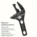 Wide Jaw Basin Wrench – High Carbon Steel Plumbing Tool Basin Wrench Axl black-kj862 4-Inch