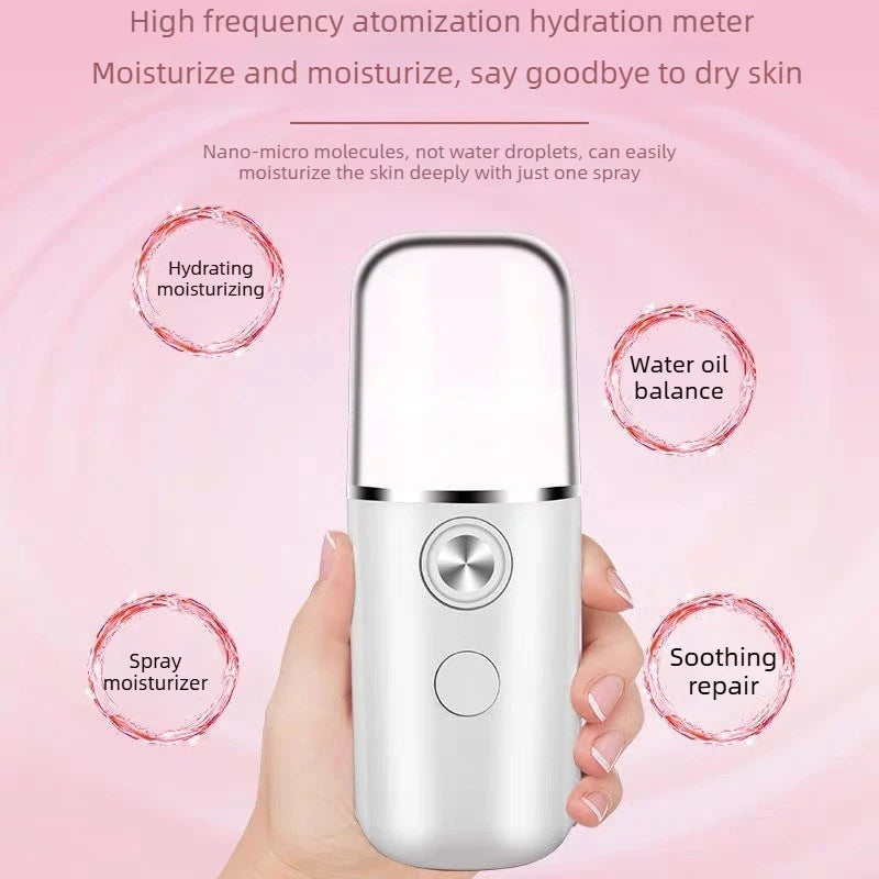 Portable Nano Mist Facial Steamer | USB Rechargeable Sprayer Facial Mist Steamer Axl