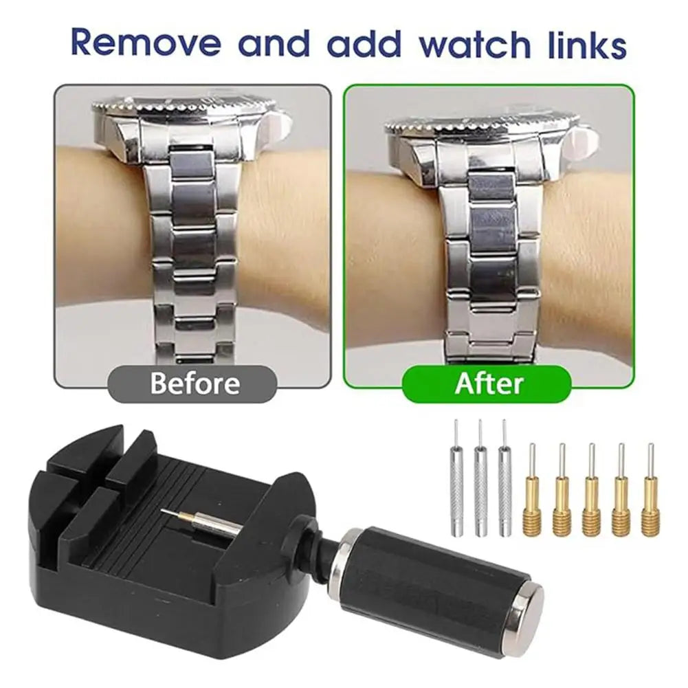 Watch Link Remover Tool Kit – 11-Piece Band Pin Repair Set Watch Repair Kit Axl