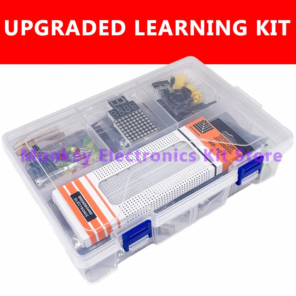 Arduino UNO R3 Starter Kit – 830 Breadboard, LCD & DHT11 Electronics Starter Kit Axl