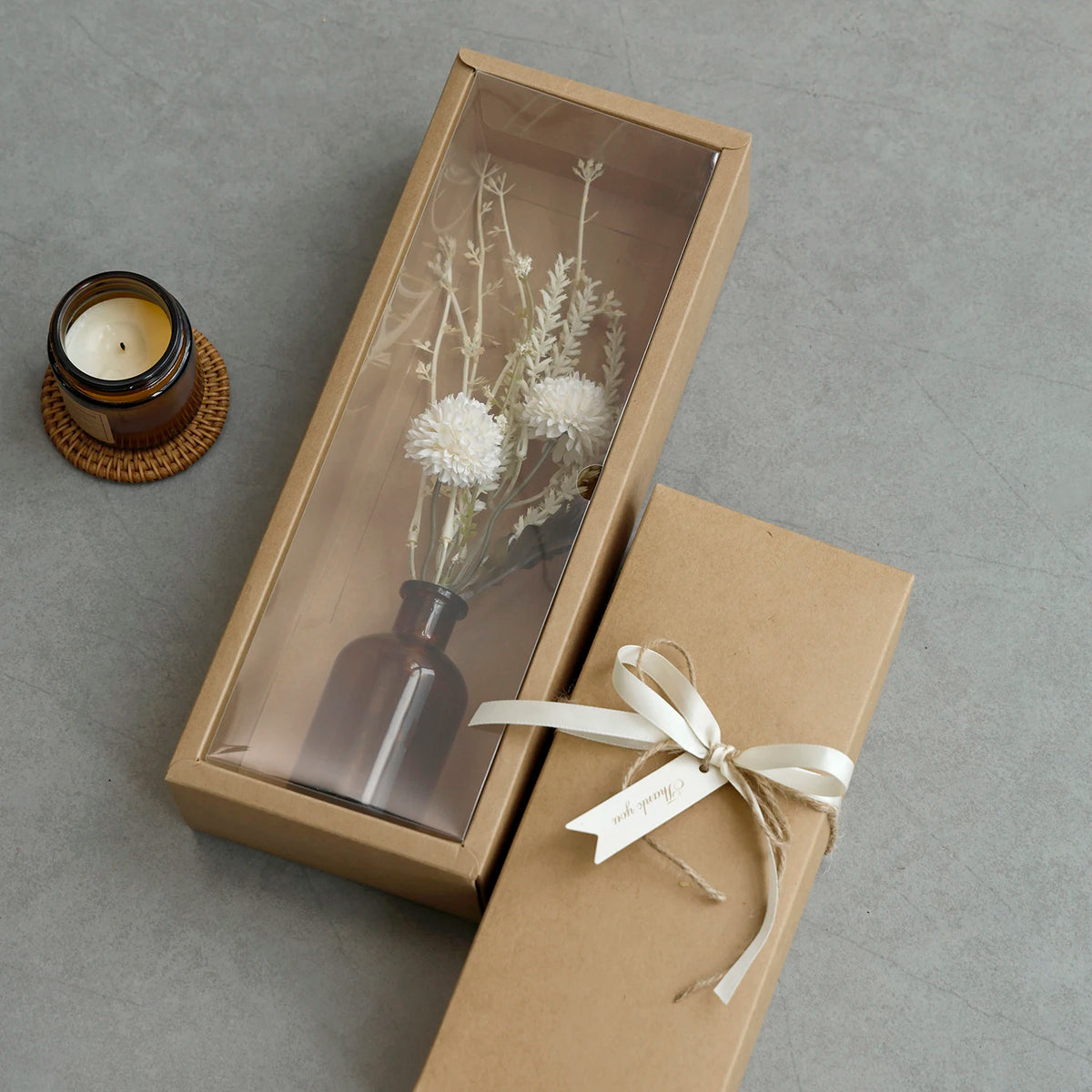 Silk Peony Artificial Flower Bouquet – Wedding & Home Decor Artificial Flower Bouquet Axl 2 with vase and box 1 pc