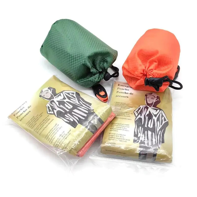 Emergency Survival Raincoat – Thermal, Windproof & Waterproof Emergency Raincoat Axl