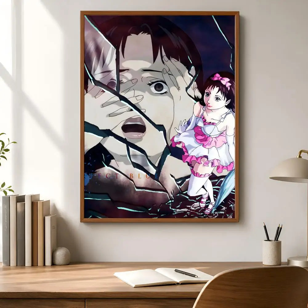 Perfect Blue Anime Poster – Peel & Stick Waterproof PVC Wall Art Anime Wall Poster Axl