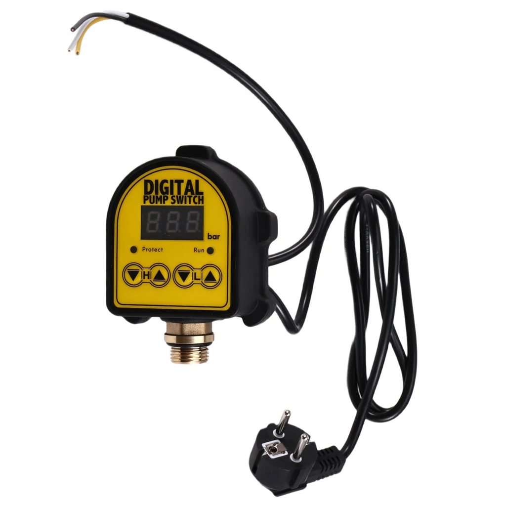 Digital Pressure Controller Switch 0–10 Bar | Auto Water Pump Pressure Controller Switch Axl NONE