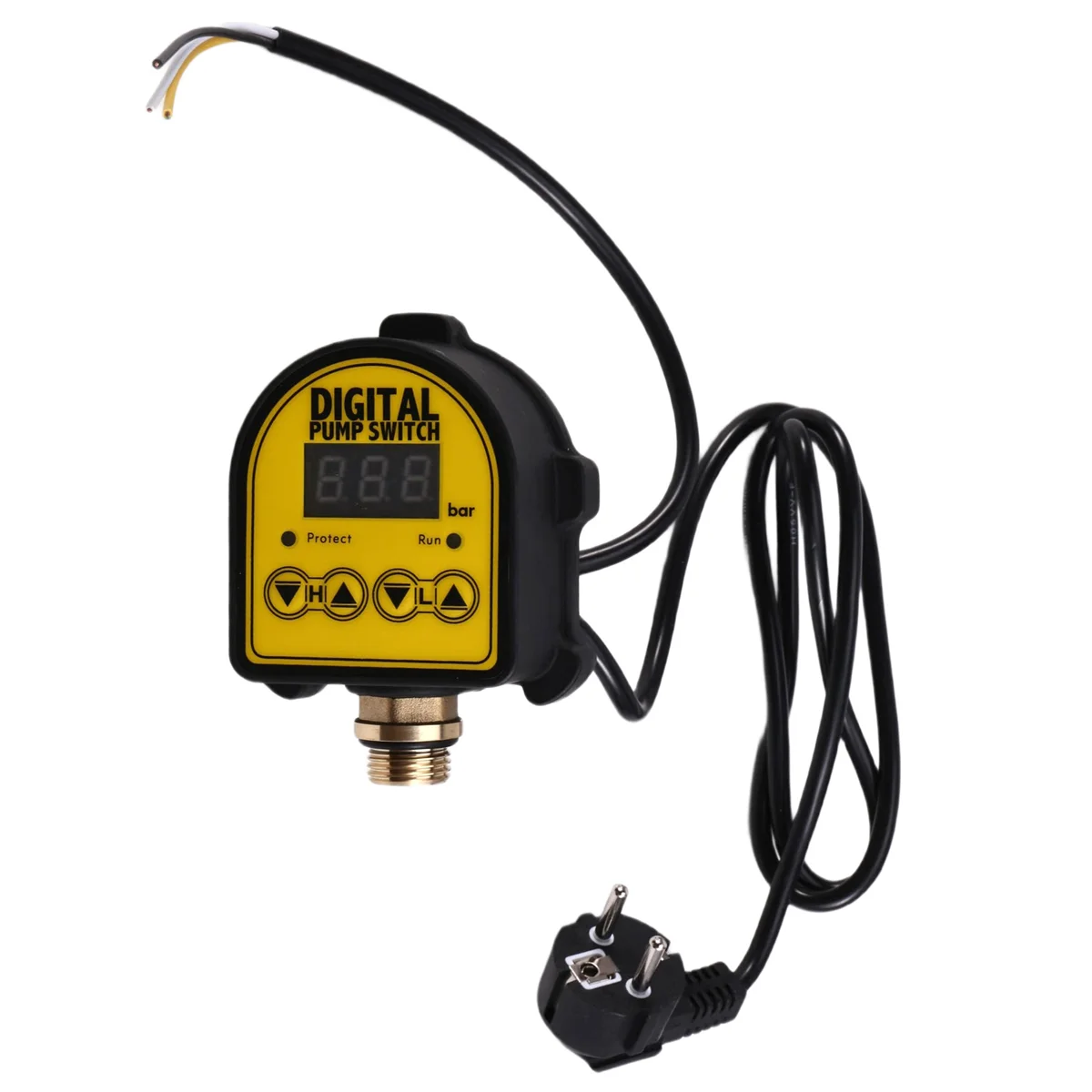 Digital Pressure Controller Switch 0–10 Bar | Auto Water Pump Pressure Controller Switch Axl NONE