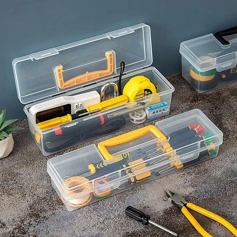 Multi-Compartment Tool Storage Box – Hardware & Screw Organizer Tool Parts Organizer Axl