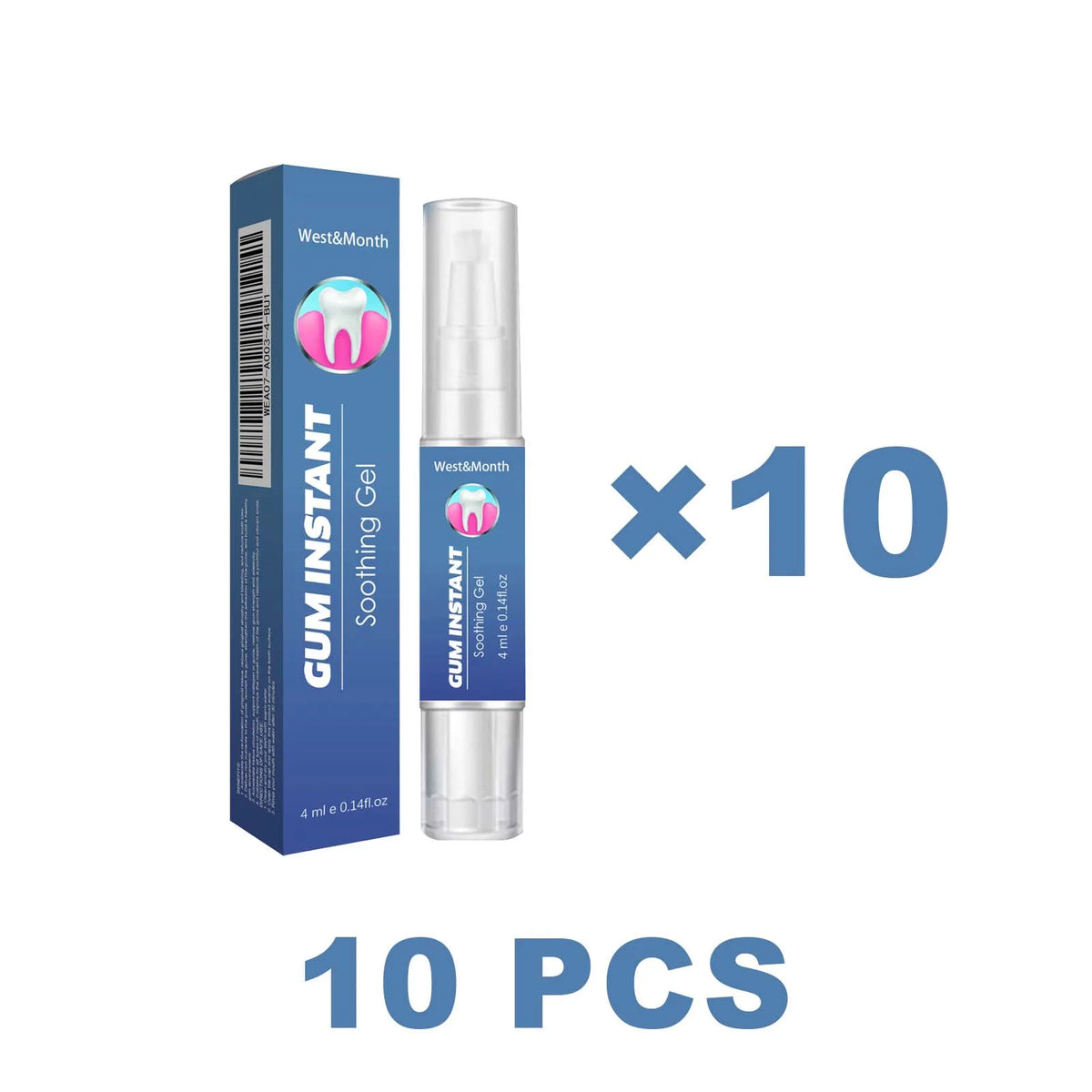 Gum Repair Strengthening Gel – Aloe Vera Deep Clean 4ml Oral Care Gel Axl 10 PCS