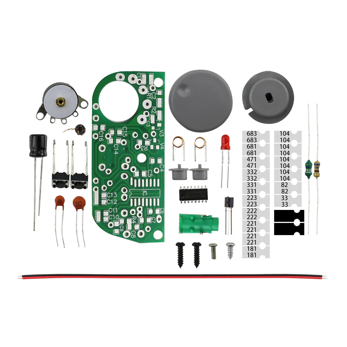 HX3208 DIY FM Radio SMD Kit – Soldering Assembly Module FM Radio DIY Kit Axl