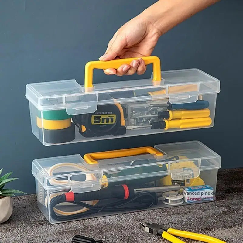 Multi-Compartment Tool Storage Box – Hardware & Screw Organizer Tool Parts Organizer Axl