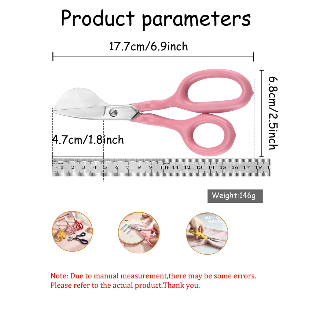 Duckbill Carpet Trimming Scissors – Curved Rug & Fabric Shears Craft Trimming Scissors Axl