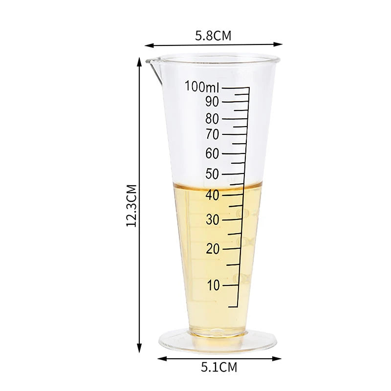 100ml BPA-Free Acrylic Measuring Cup with Scale – Clear Measuring Cup Axl 100ML