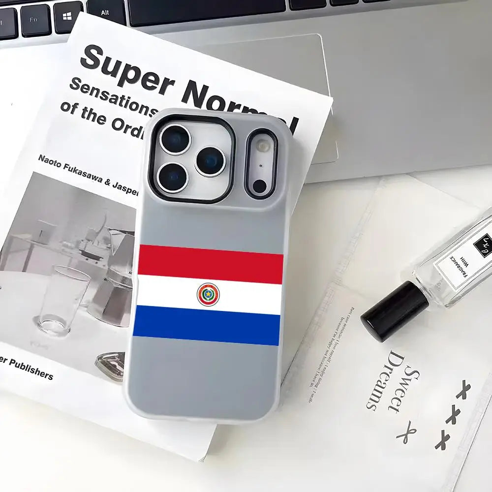 Paraguay Flag iPhone Case 2-in-1 Card Holder | iPhone 13–17 Phone Case Axl