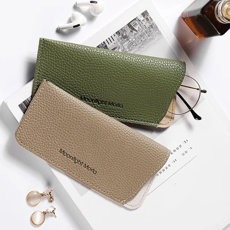 Unisex PU Leather Soft Shell Eyeglasses Case – Glasses Bag Eyeglasses Case Axl