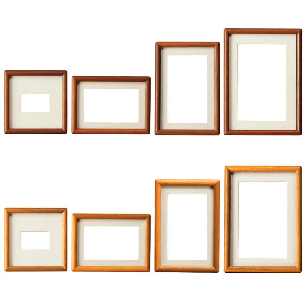 Black Walnut Handmade Wooden Photo Frame – 6, 7 & 8 Inch Wooden Photo Frame Axl