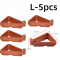 5-Pack Plastic Flower Pot Feet – Raised Ventilation Tray Pads Pot Feet Risers Axl L-5PCS