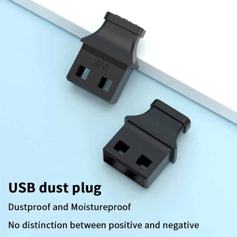 USB Type-A Dust Plugs 5/10 Pack – Port Covers with Handle USB Port Dust Plugs Axl
