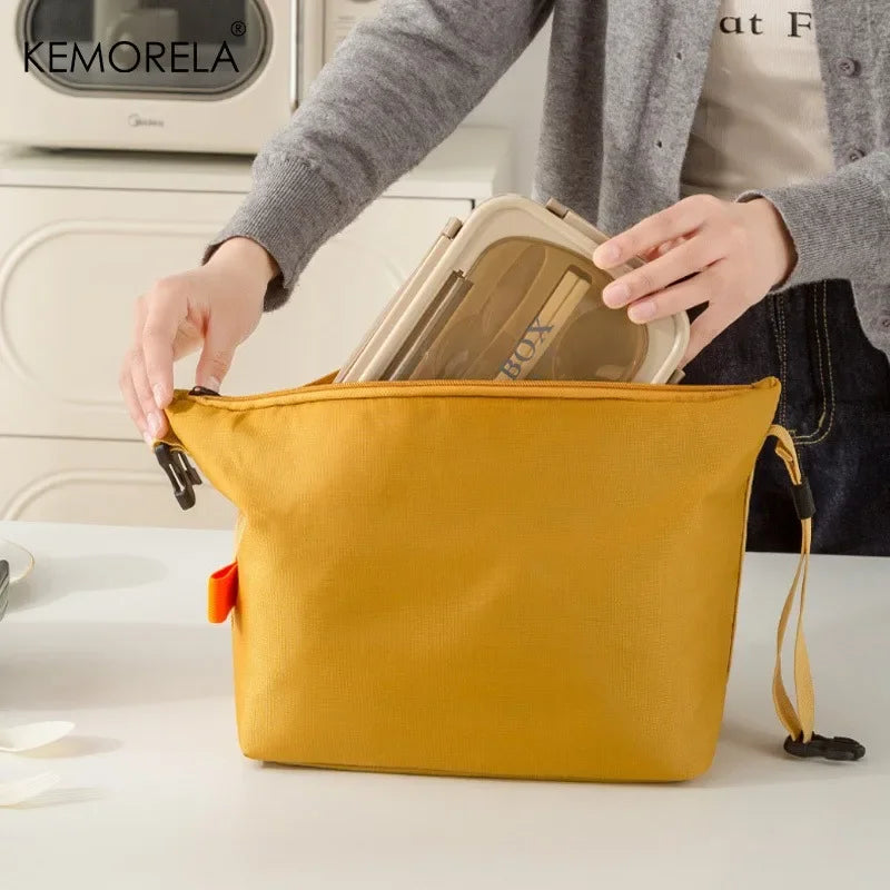 Large Insulated Lunch Bag – Aluminum Foil Bento Cooler Bag Insulated Lunch Bag Axl