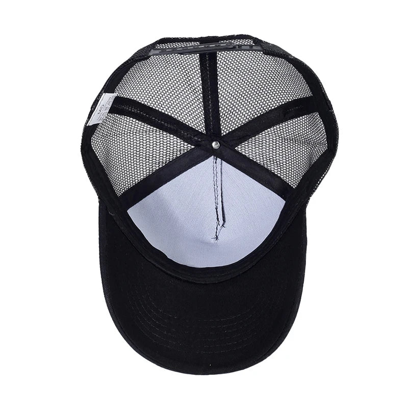 Unisex Mesh Baseball Cap – Adjustable Snapback Trucker Dad Hat Mesh Baseball Cap Axl