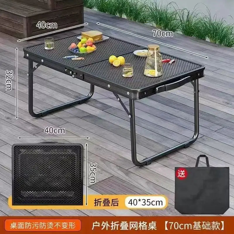 Portable Folding Camping Table – Low Outdoor BBQ Dining Table Folding Camping Table Axl 70 40 regular model