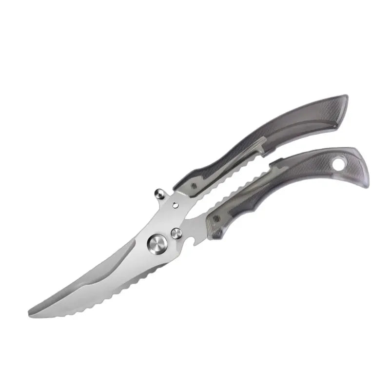 Heavy-Duty Poultry Shears – Sharp Kitchen Scissors & Safety Lock Kitchen Scissors Axl GRAY