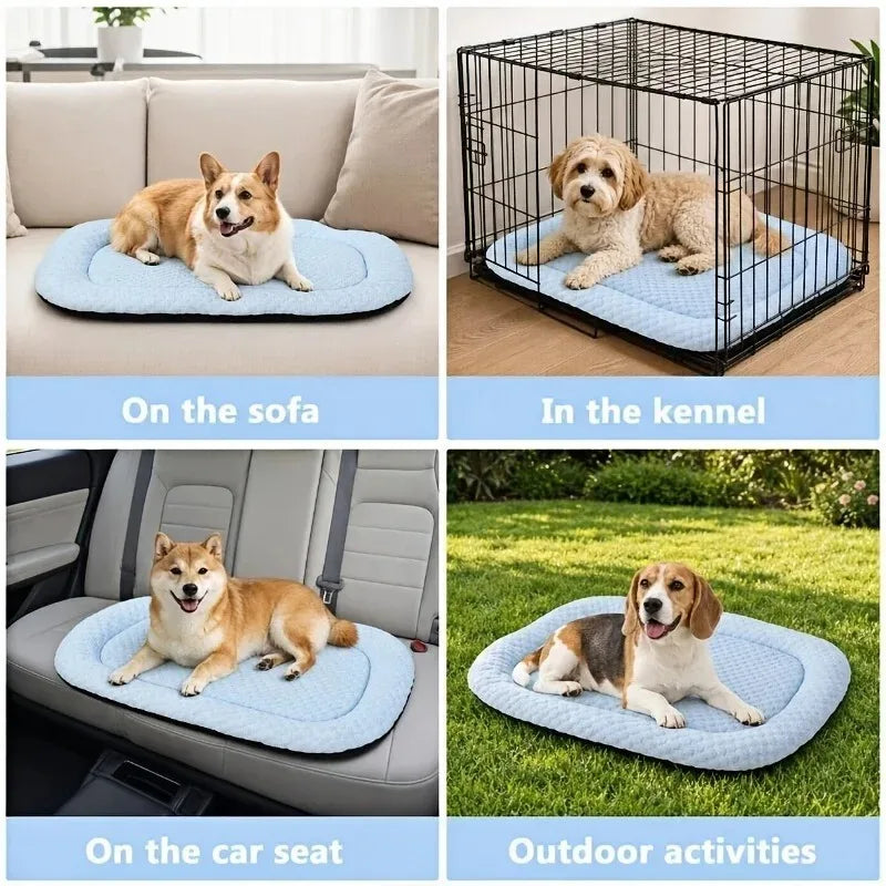 Summer Cooling Pet Bed – Breathable Non-Slip Mat for Dogs & Cats Pet Cooling Bed Axl