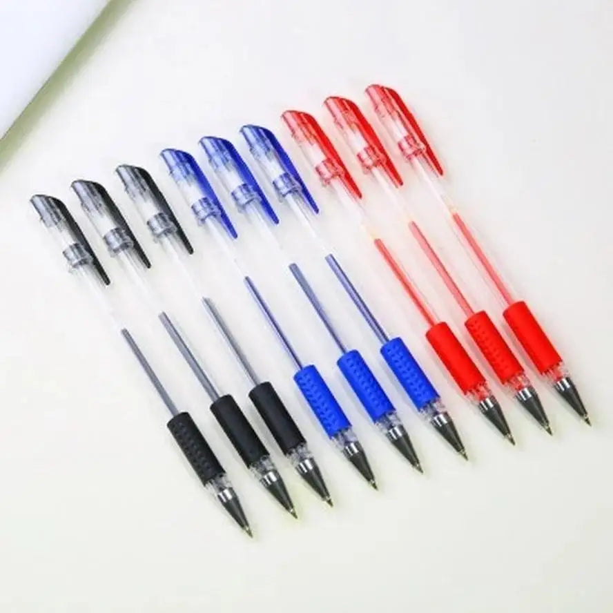10-Pack 0.5mm Gel Pens – Black, Blue & Red Ink Set Gel Pen Set Axl