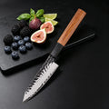 Hand Hammered Japanese Kiritsuke Chef Knife – Stainless Steel Japanese Chef Knife Axl Kiritsuke Cutlery