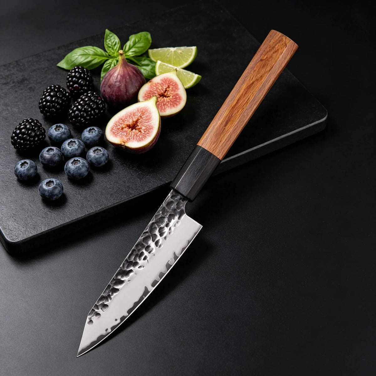 Hand Hammered Japanese Kiritsuke Chef Knife – Stainless Steel Japanese Chef Knife Axl Kiritsuke Cutlery