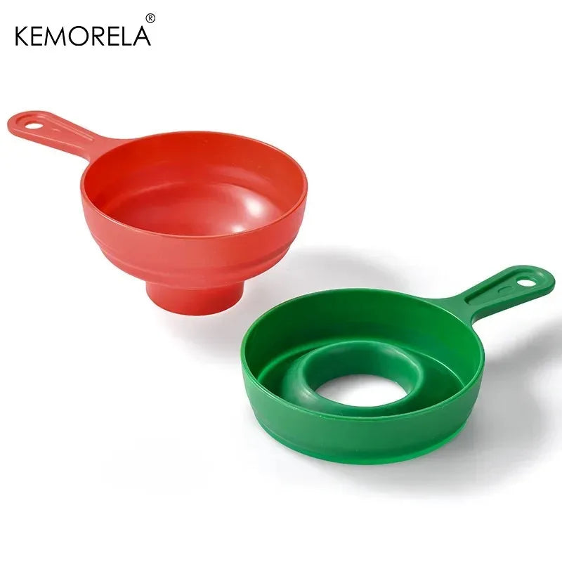 KEMORELA Wide Mouth Folding Funnel with Long Neck | Kitchen Kitchen Funnel Axl