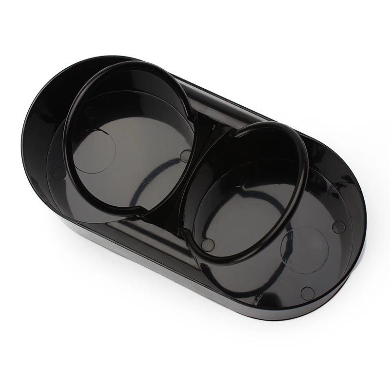 Universal Dual Hole Car Cup Holder – ABS Drink Bottle Stand Car Cup Holder Axl