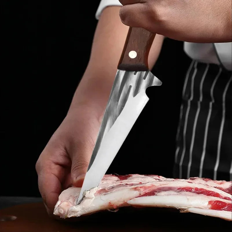 InLeung Handmade Stainless Steel Boning & Cleaver Chef Knife Chef Kitchen Knife Axl
